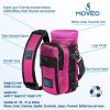 Water Bottle Holder Carrier Bottle Cooler w Adjustable Shoulder Strap and Front Pockets Suitable for 16 oz to 25oz Bottles