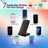 5 Core Magsafe Charger Portable Wireless Charging Station Fast Phone Charger Stand w Sleep Friendly LED 2 Charging Coil -10W Black