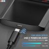 5 Core Magsafe Charger Portable Wireless Charging Station Fast Phone Charger Stand w Sleep Friendly LED 2 Charging Coil -10W Black