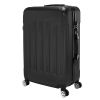 3-in-1 Portable ABS Trolley Case 20" / 24" / 28" Black