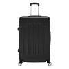 3-in-1 Portable ABS Trolley Case 20" / 24" / 28" Black