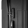 3-in-1 Portable ABS Trolley Case 20" / 24" / 28" Black